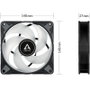 Arctic P14 PWM PST A-RGB 14 cm Negro